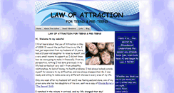 Desktop Screenshot of lawofattractionjr.com