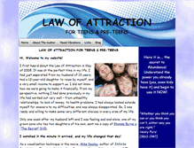 Tablet Screenshot of lawofattractionjr.com